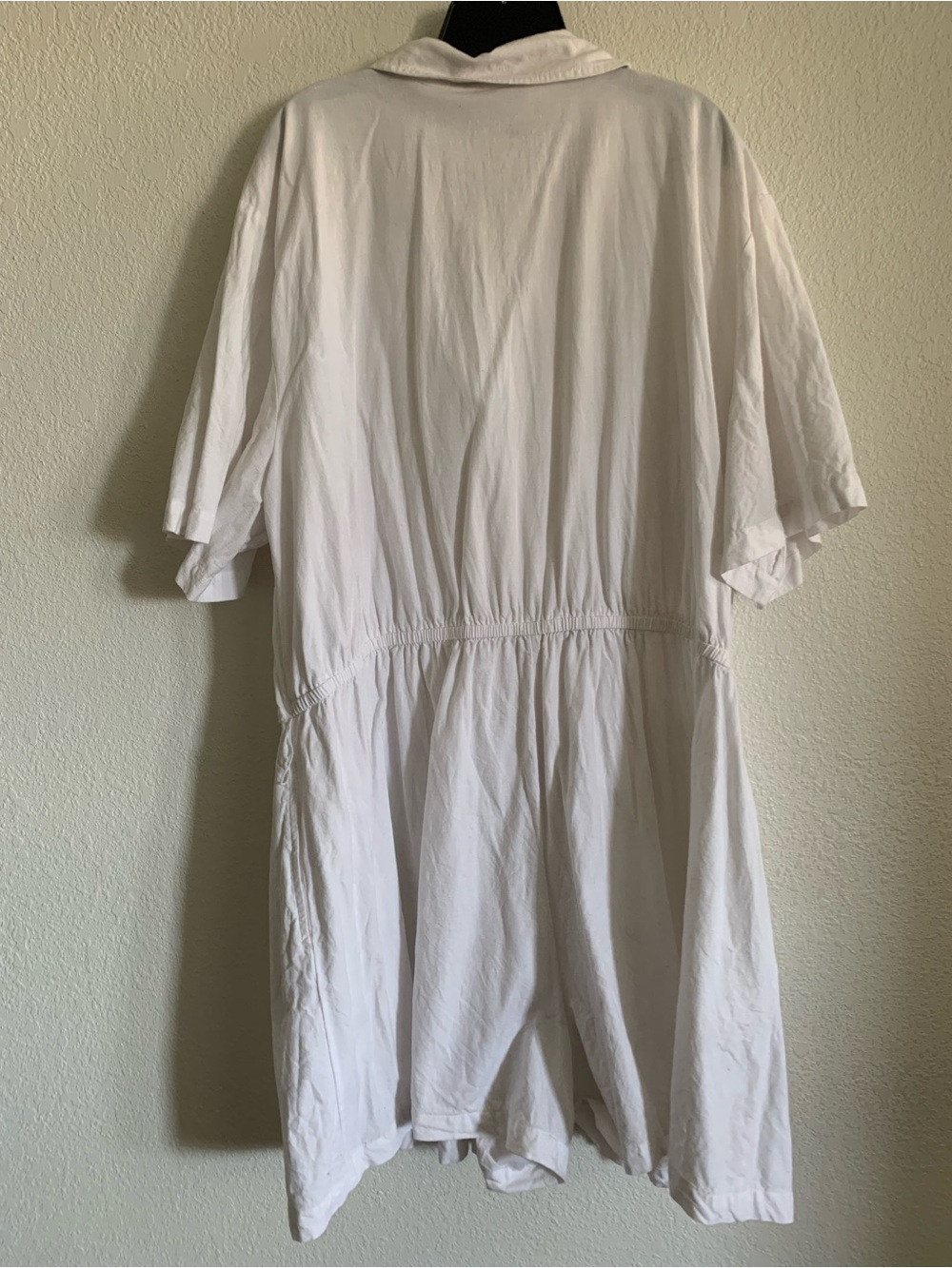 Ava & Viv White Short-Sleeve Tie-Waist Romper Coverup - Picture 10 of 11